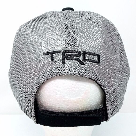 Toyota Racing TRD Embroidered Logo Adjustable Strapback Mesh Trucker Cap Hat - Picture 5 of 9